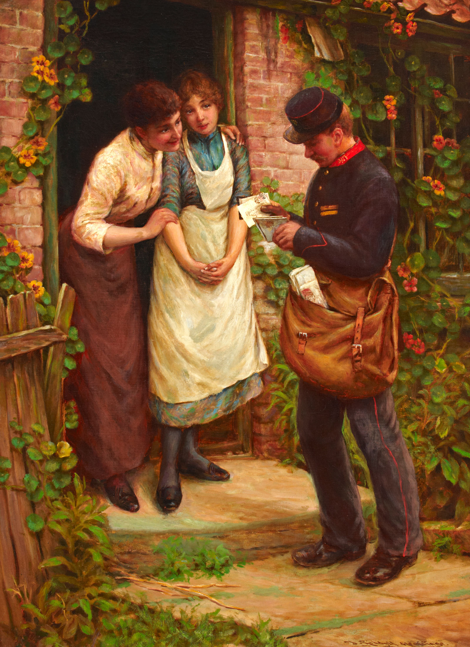 'The Postman', painted 1891 (OB1997.5)