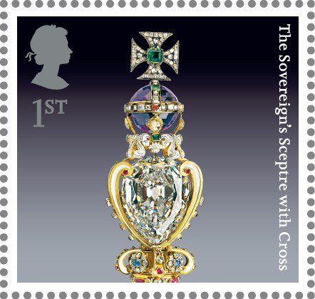 Top of the Sovereign's Sceptre which holds the Cullinan diamond.