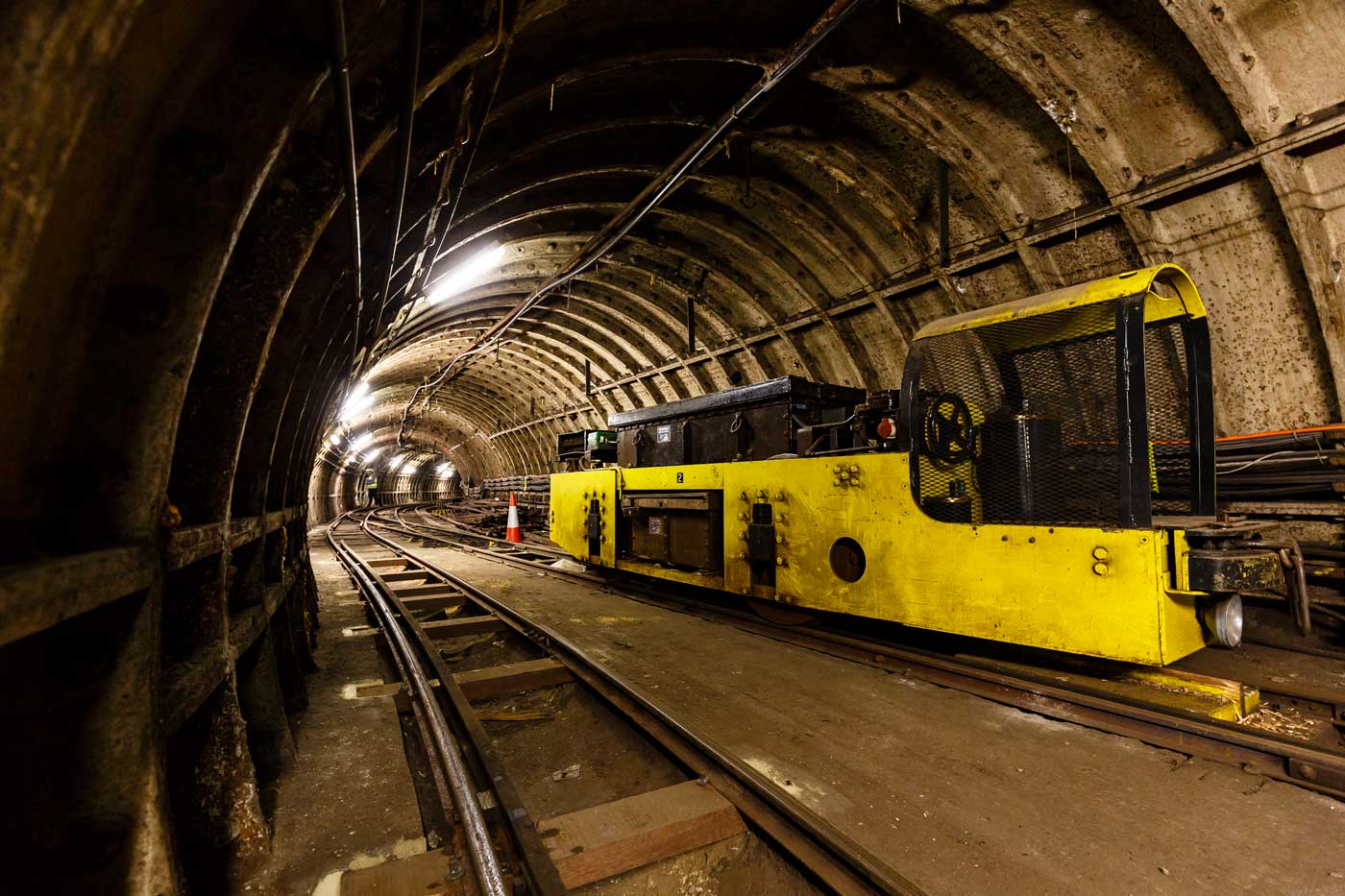This loco, nicknamed 'Banana', was painted yellow for 1991 Hollywood film 'Hudson Hawk'