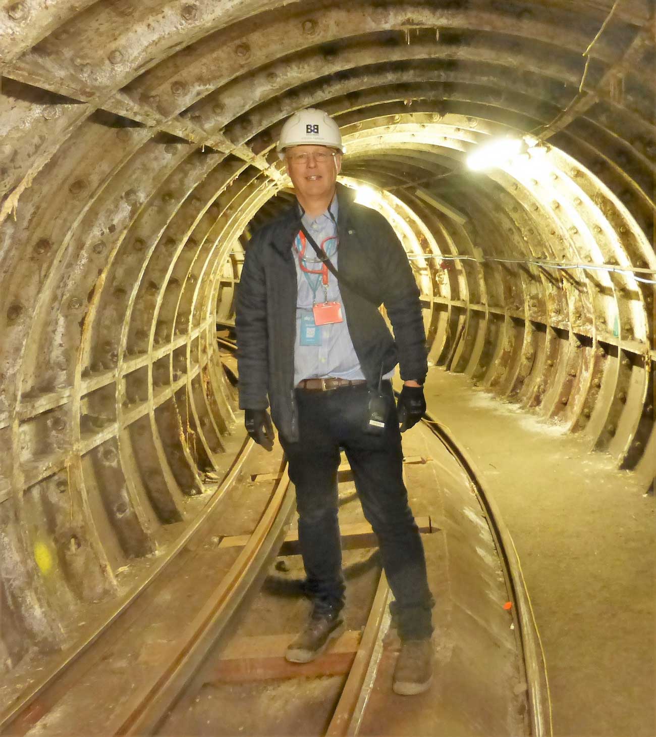 Steve Farrow, Construction Manager for the Mail Rail project