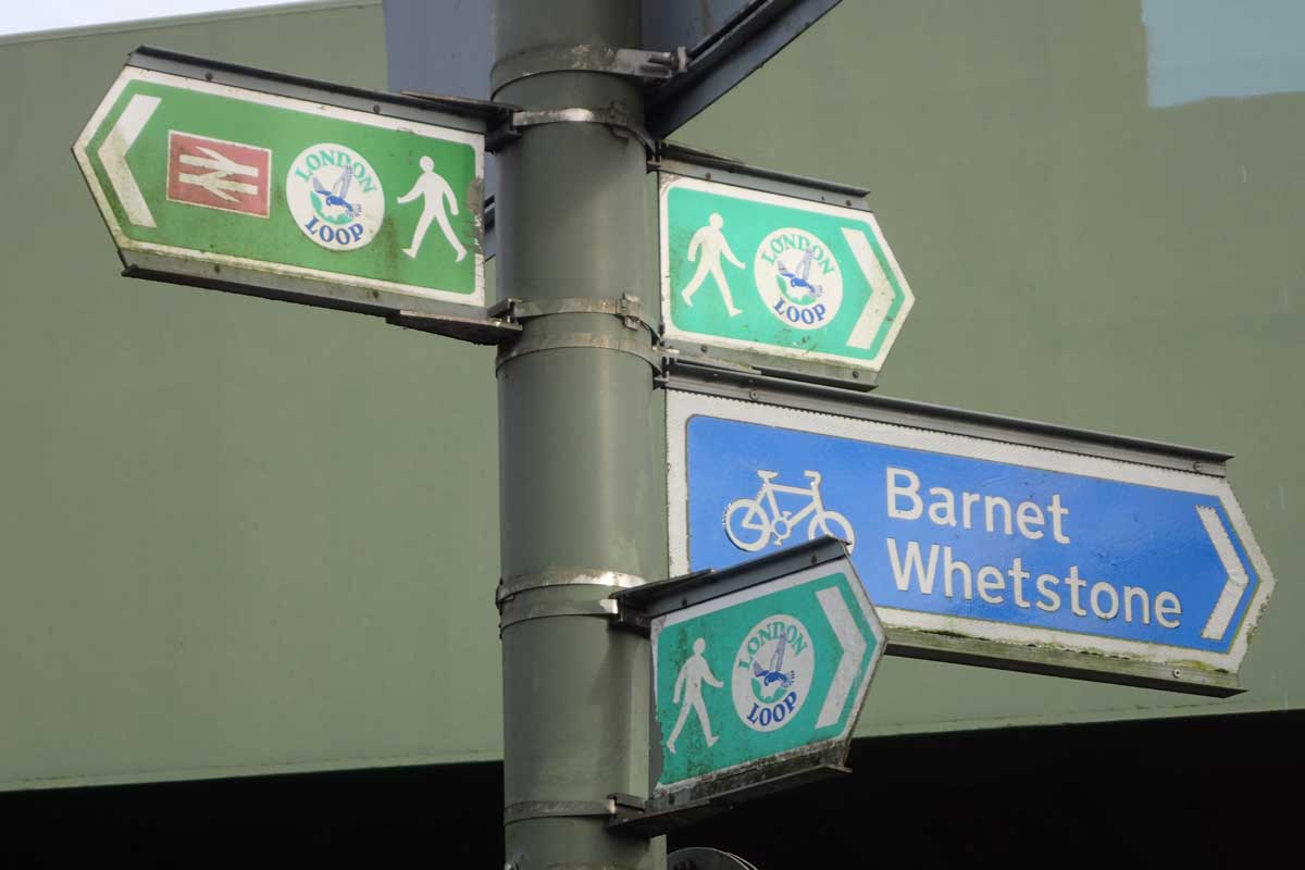 Signpost on the LOOP