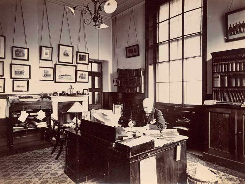 Mr Herbert Joyce, who brought together the archives under one roof in 1896