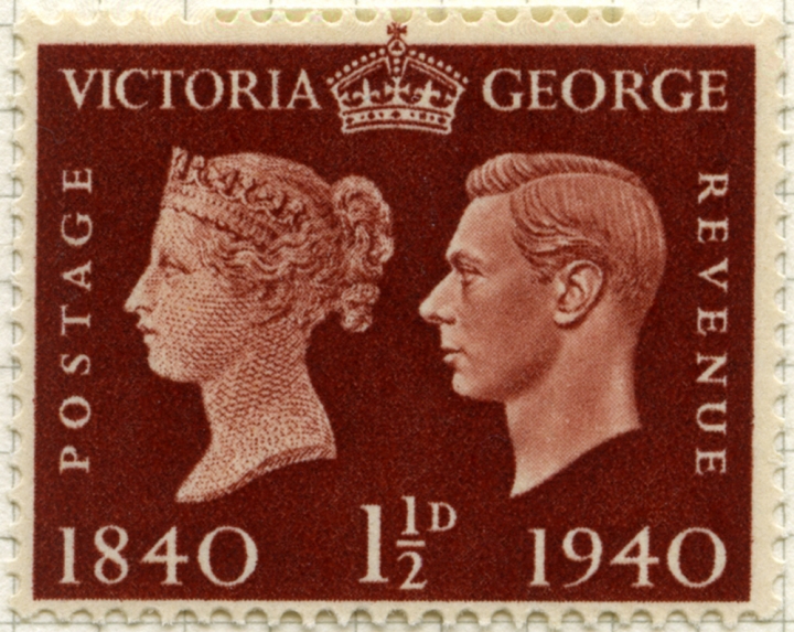 1½d issued stamp