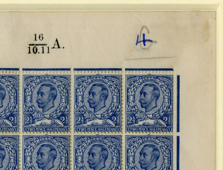 2½d Downey head colour trial