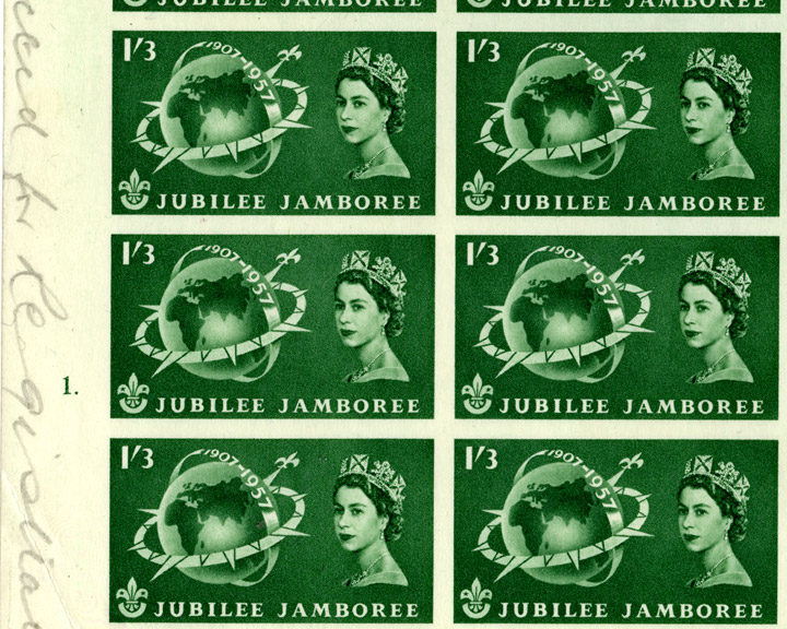 Scout Jubilee Jamboree sheet