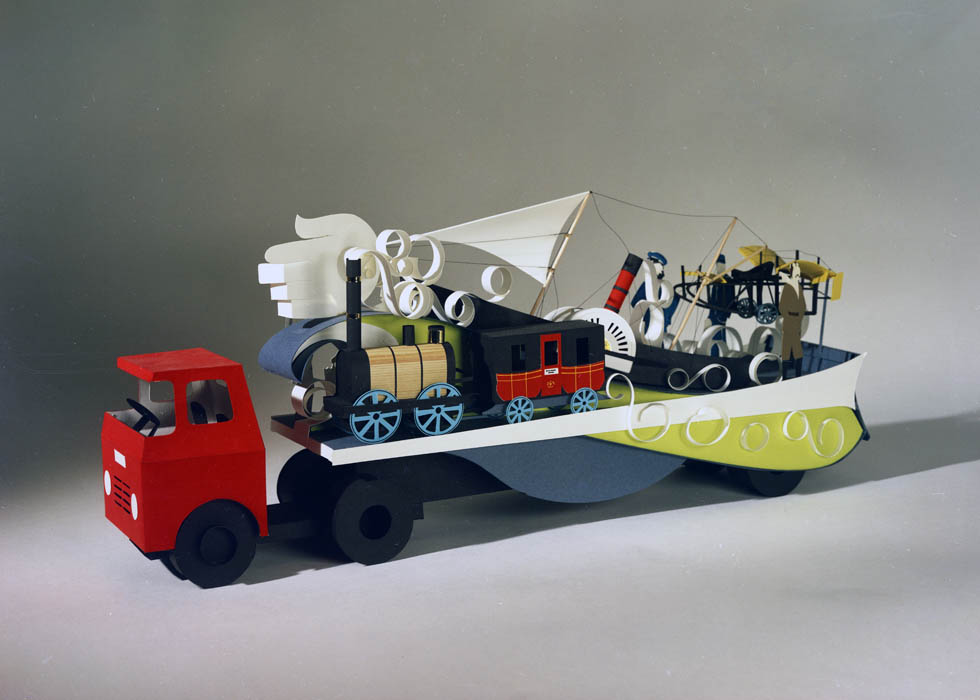 Model of transport float for Lord Mayor's Show, 1970