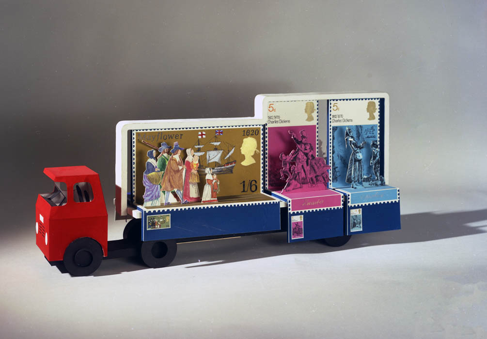 Model of philatelic float for Lord Mayor's Show, 1970