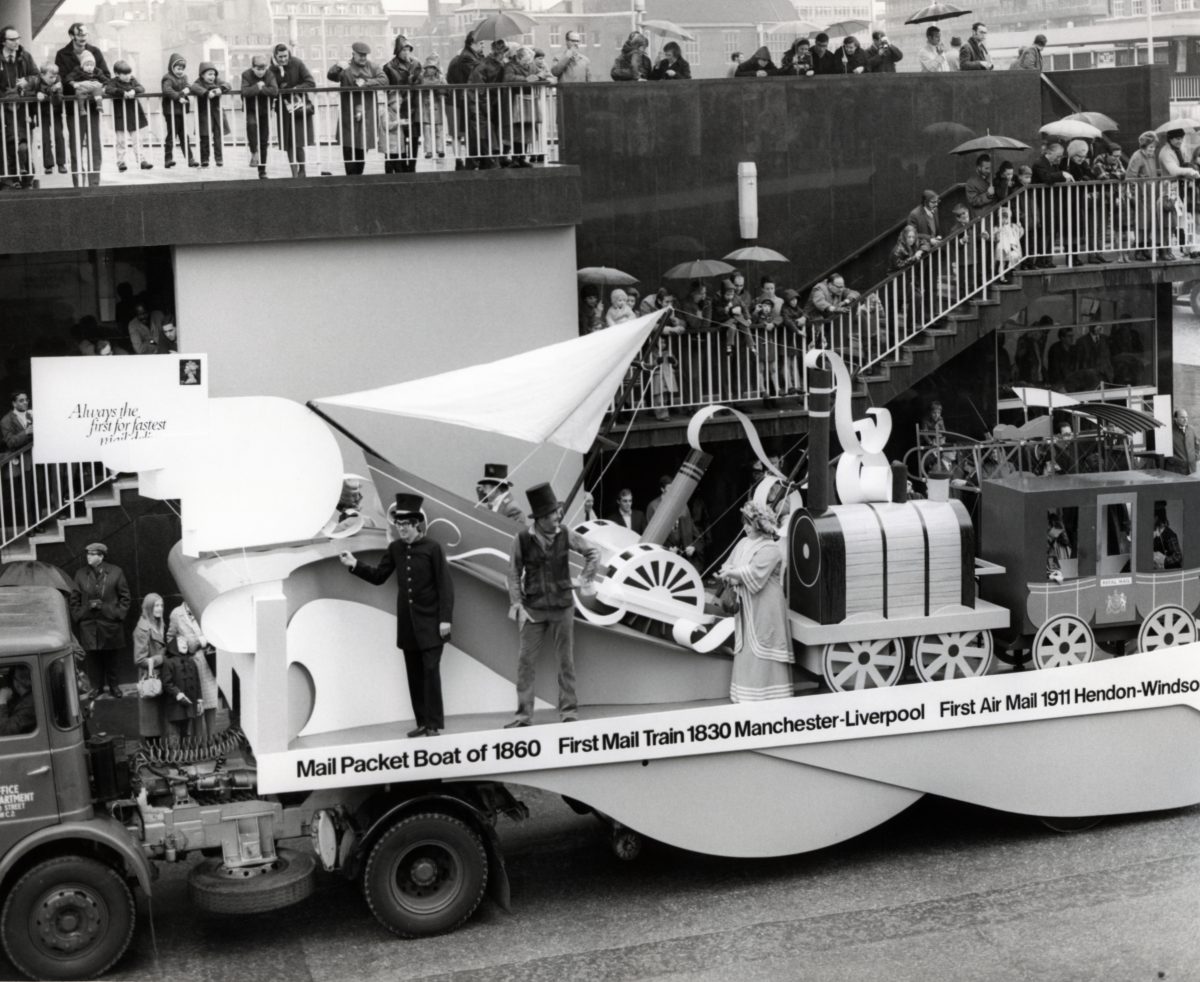 Transport float, Lord Mayor's Show, 14 Nov 1970