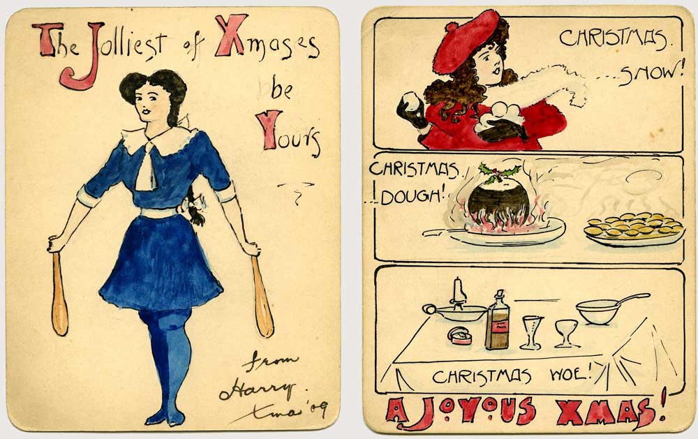 Postcards from The Postal Museum collection (2014-0038/01 and 2014-0038/03)
