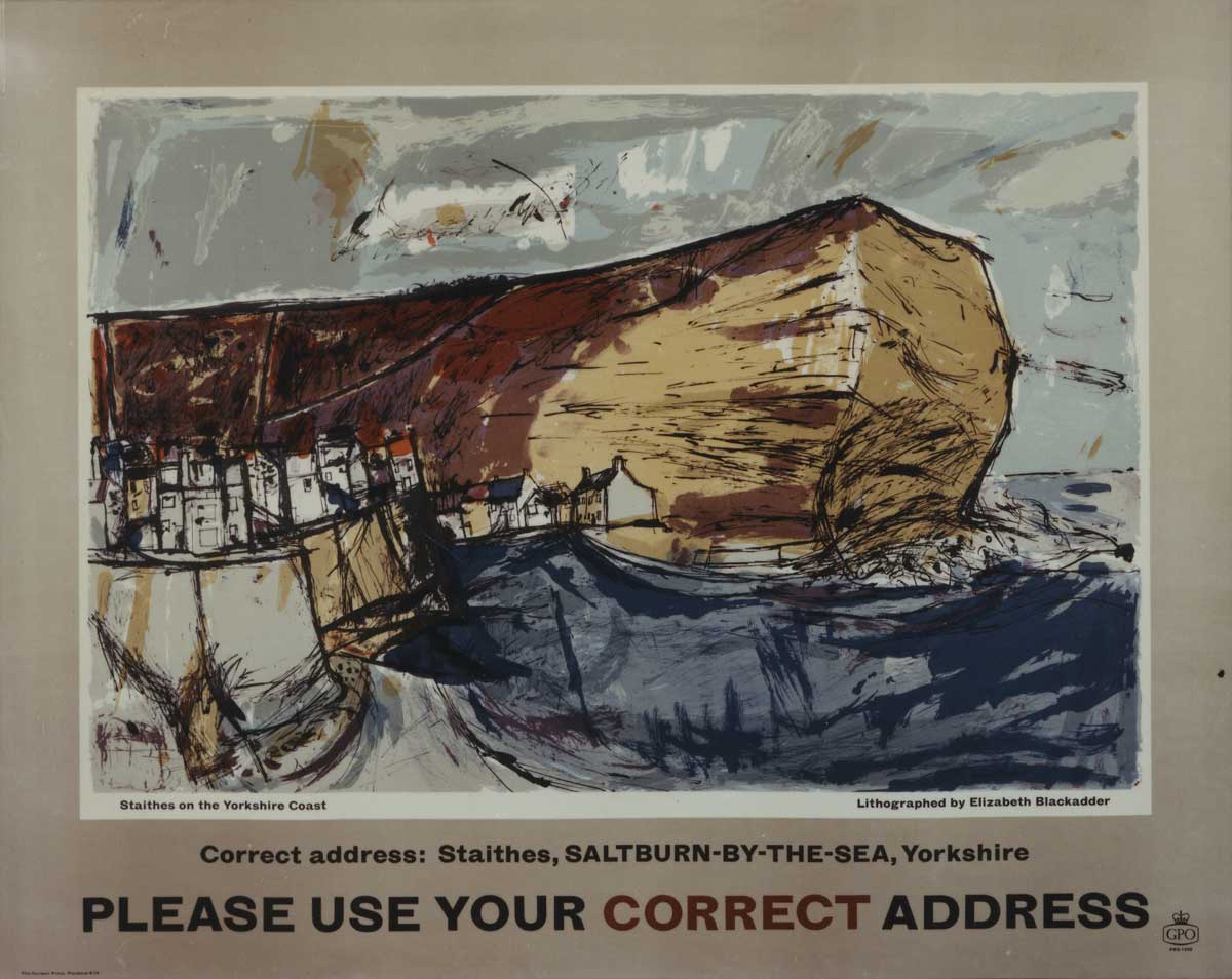 'Please use your correct address' by Elizabeth Blackadder (POST 110/2627)