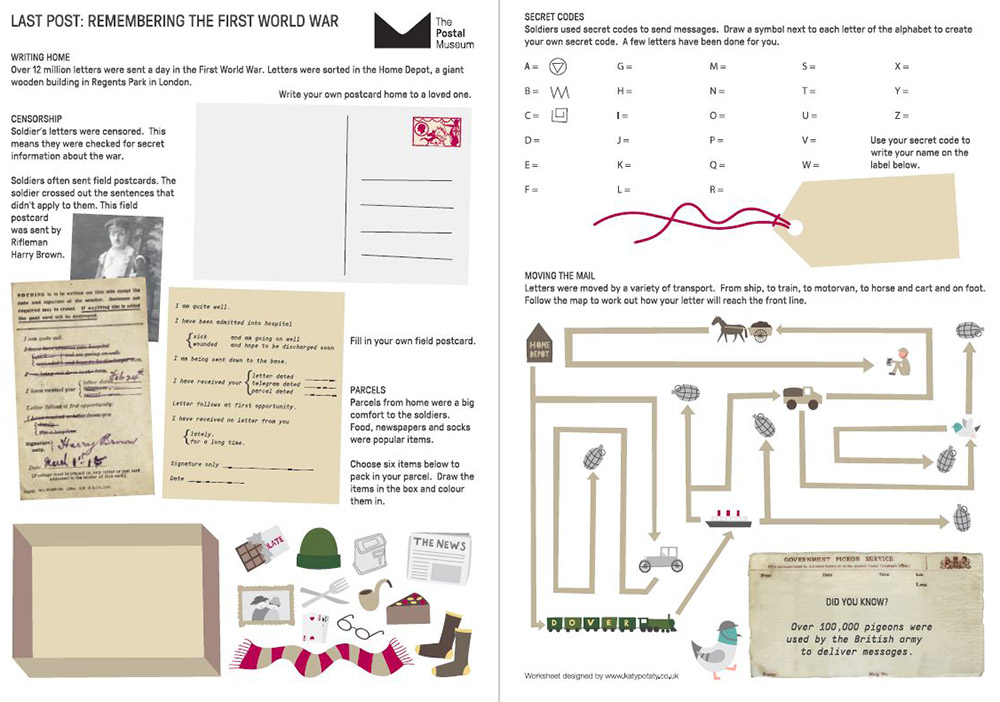 last post activity sheet