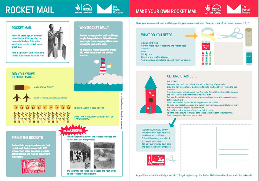 rocket mail activity sheet