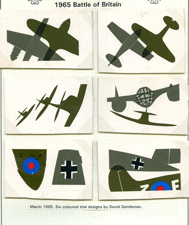 six trial images of the Battle of Britain series.