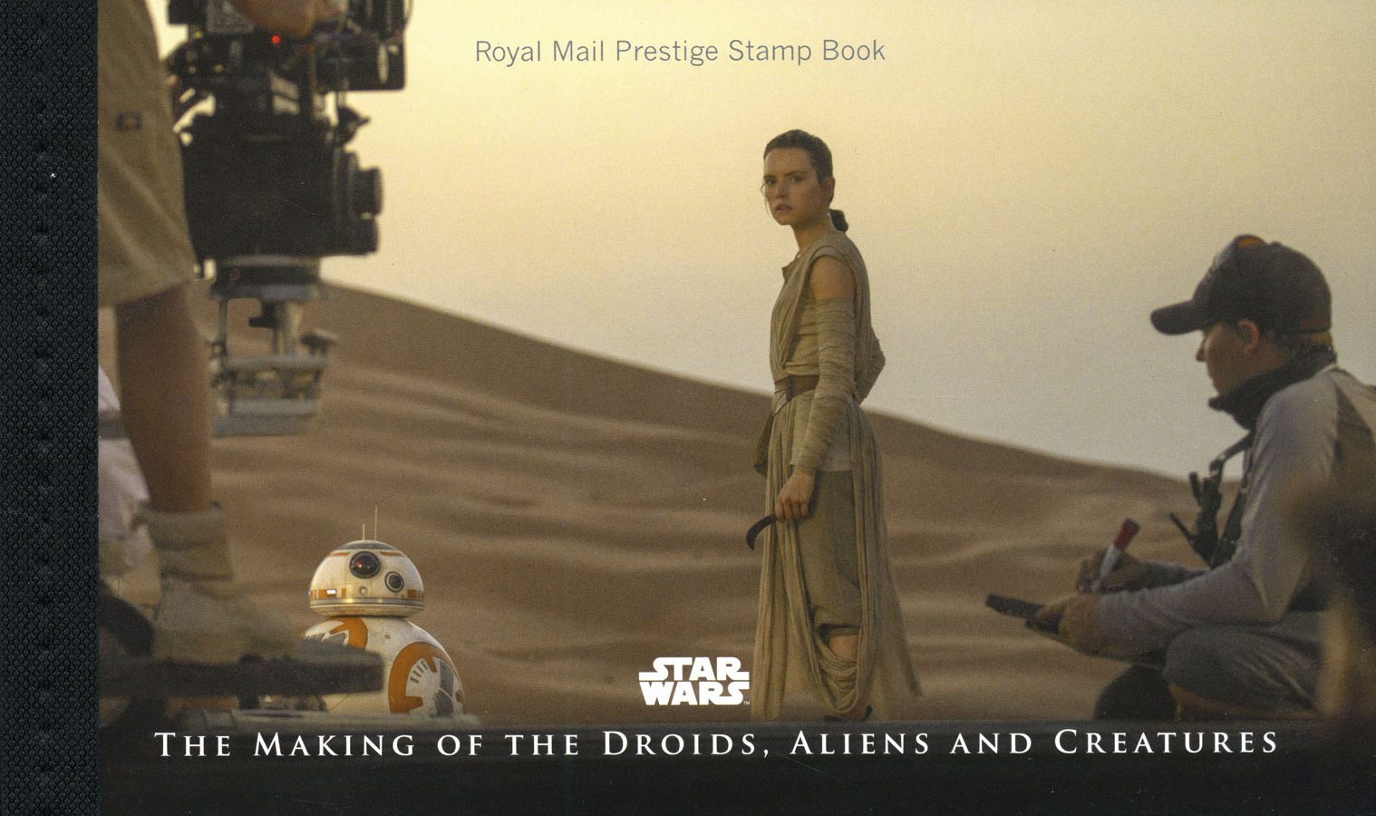 The front cover of the Prestige Stamp book for the Star Wars issue.