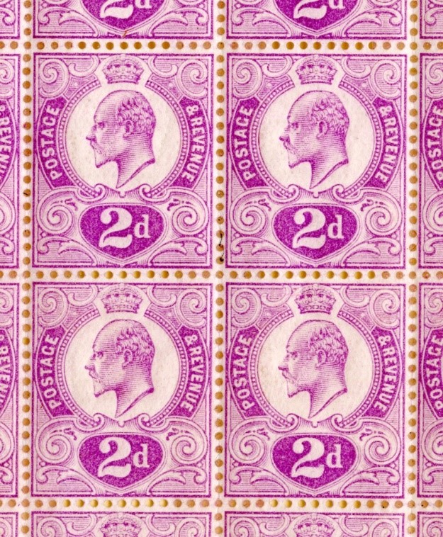 purple stamp