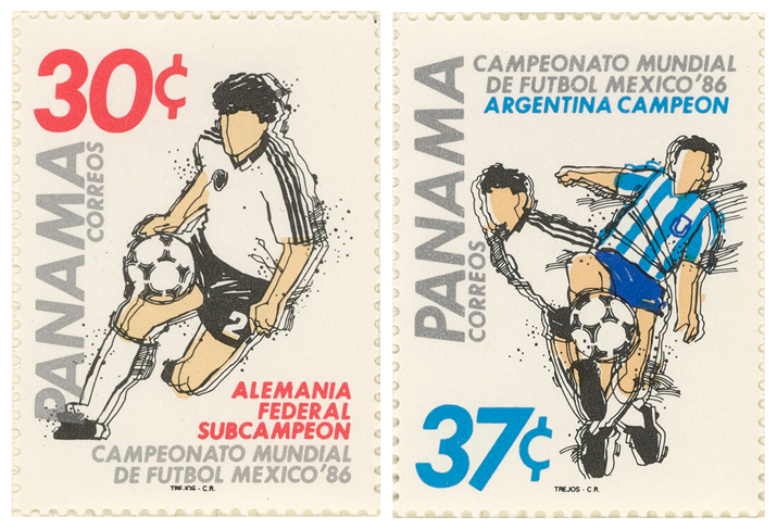 Soccer 1982 Football-WM ´82 Spain Mexico 1825-1827 Stamps for collectors complete.issue.