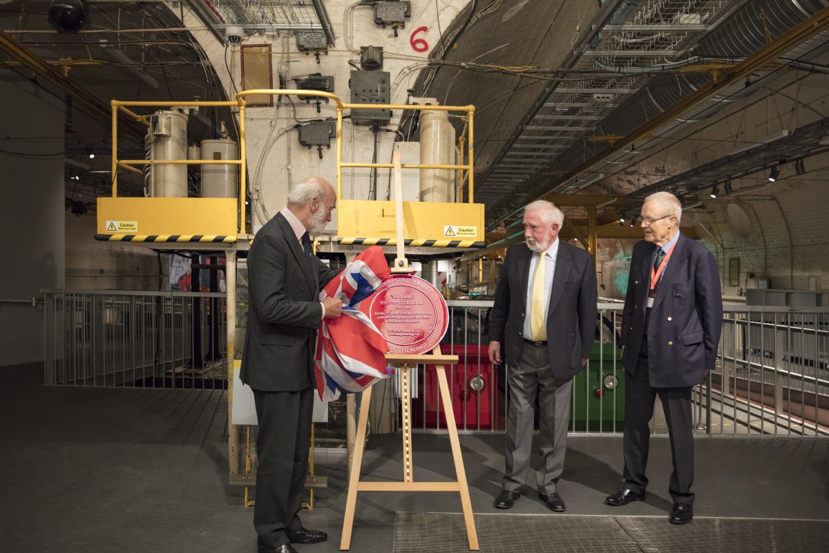 Red Wheel plaque unveiled by HRH Prince Michael of Kent 