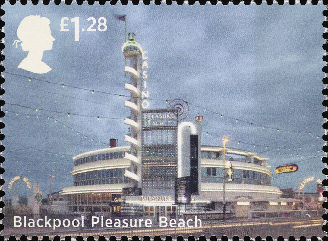 £1.28, Blackpool Pleasure Beach, Seaside Architecture, 2014