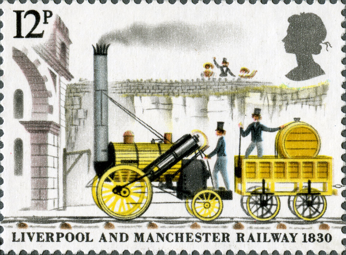 Image depicting a yellow steam engine with carriage.