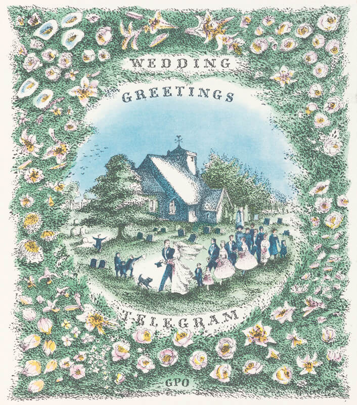 A Wedding greetings telegram