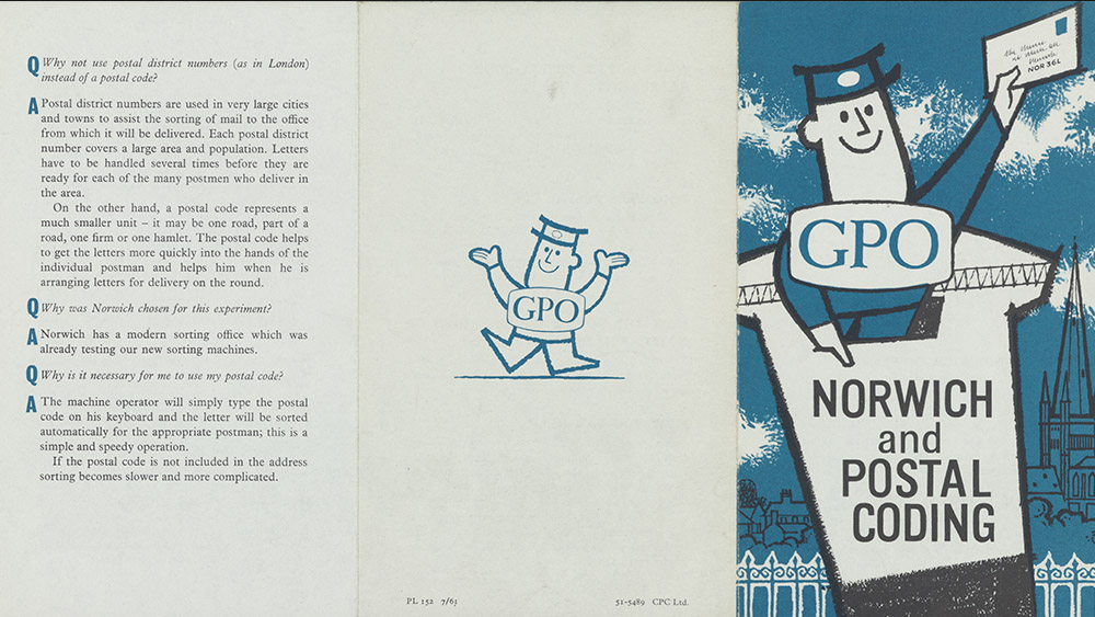 Norwich and Postal Coding Leaflet