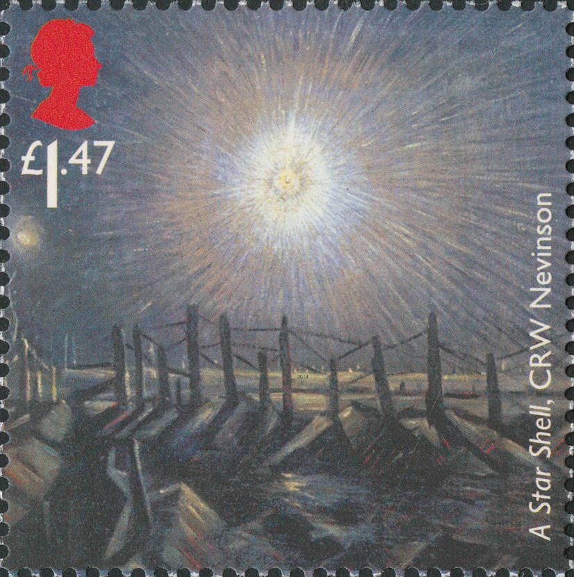 £1.47, A Star Shell, CRW Nevinson, 2014