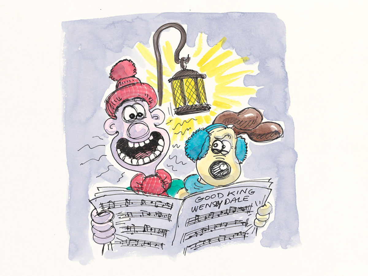 Wallace & Gromit Christmas Stamps The Postal Museum