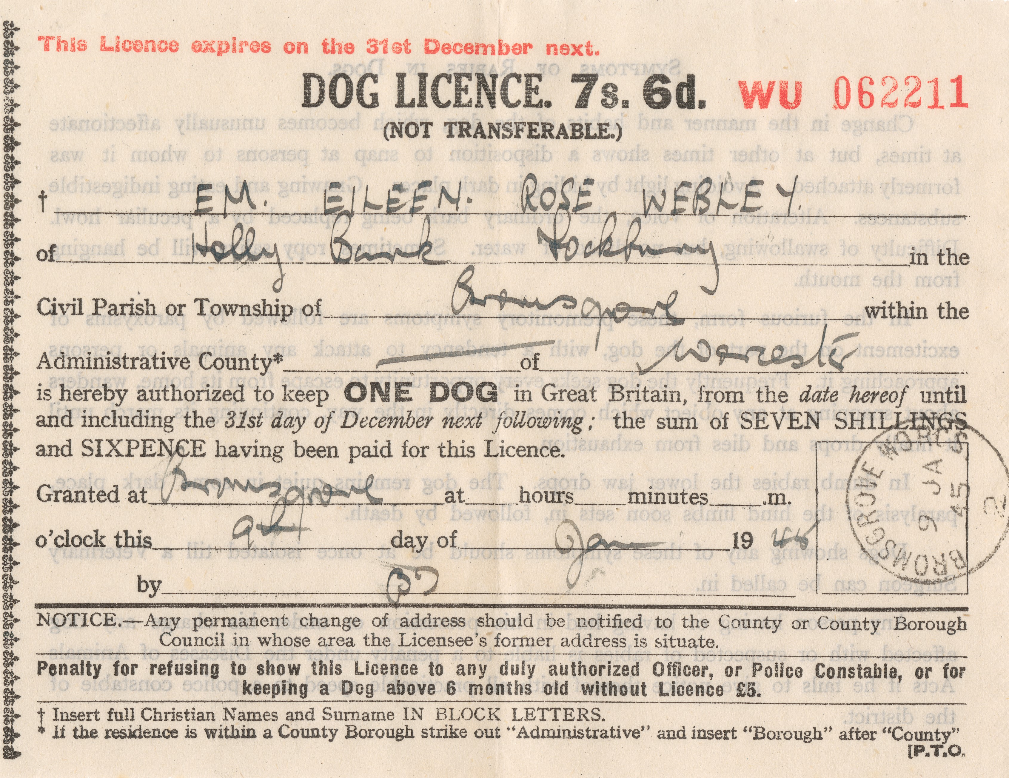 is a dog licence required in the uk