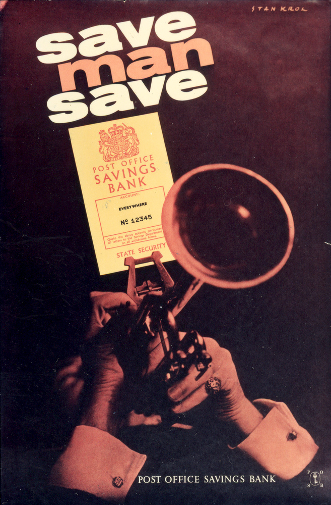 'Save man save'.
Poster designed by Stan Krol, c.1960, POST 110/2741.