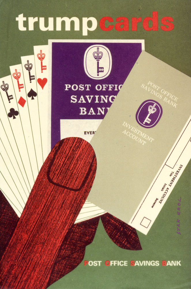 'Trump cards'. Poster designed by Stan Krol, 1960s, POST 110/3093.
