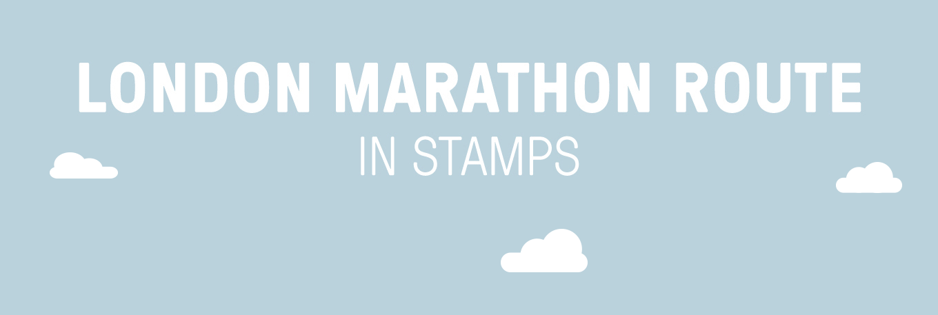 The London Marathon in Stamps