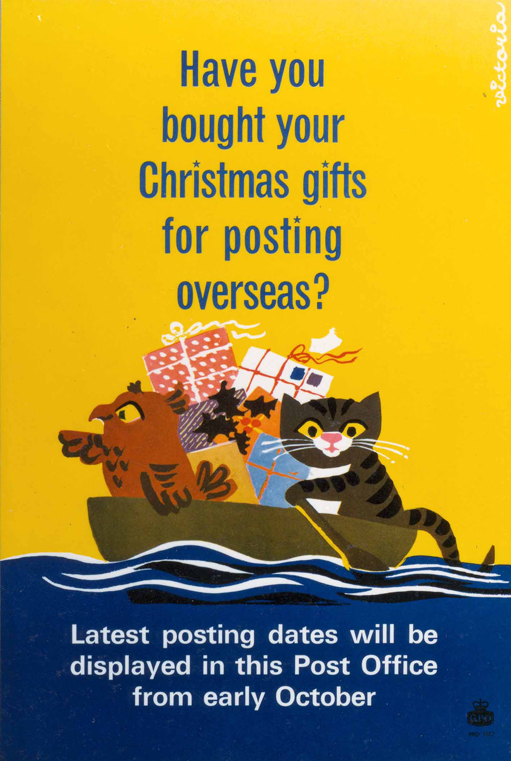 Have you bought your Christmas gifts for posting overseas? Poster by Victoria Davidson