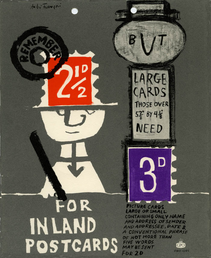 Remember 2½d for inland postcards