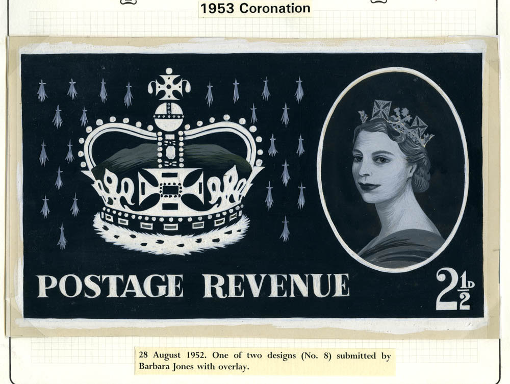 QEII Coronation: Submitted design by Barbara Jones