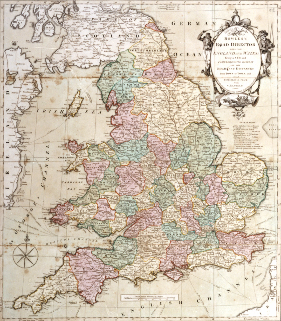 Over 700 maps from 1757-c.1990 - Showing circulation of mail, surveyors’ maps and a few town maps