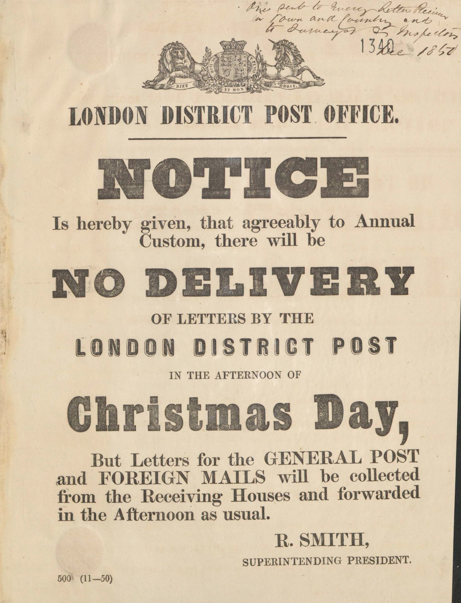 The Post Office and Christmas in the Victorian era The Postal Museum