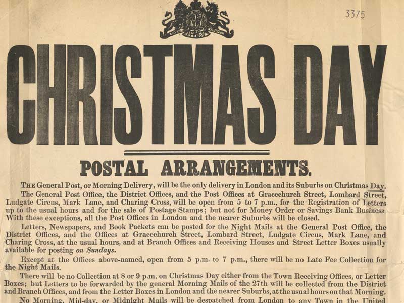 The Post Office and Christmas in the Victorian era The Postal Museum