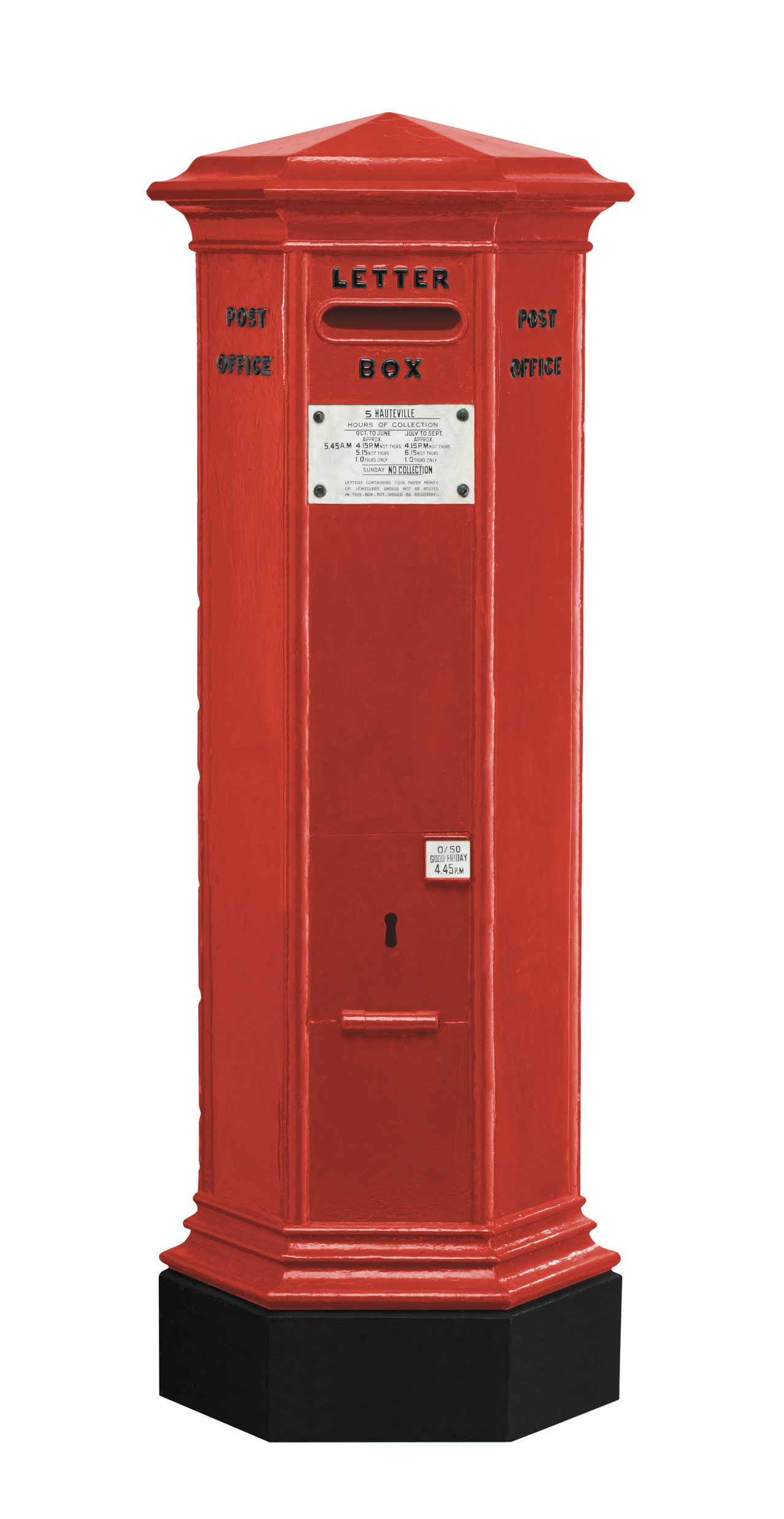 Letter Box: Red Colour (Small) Post Box (Metal)