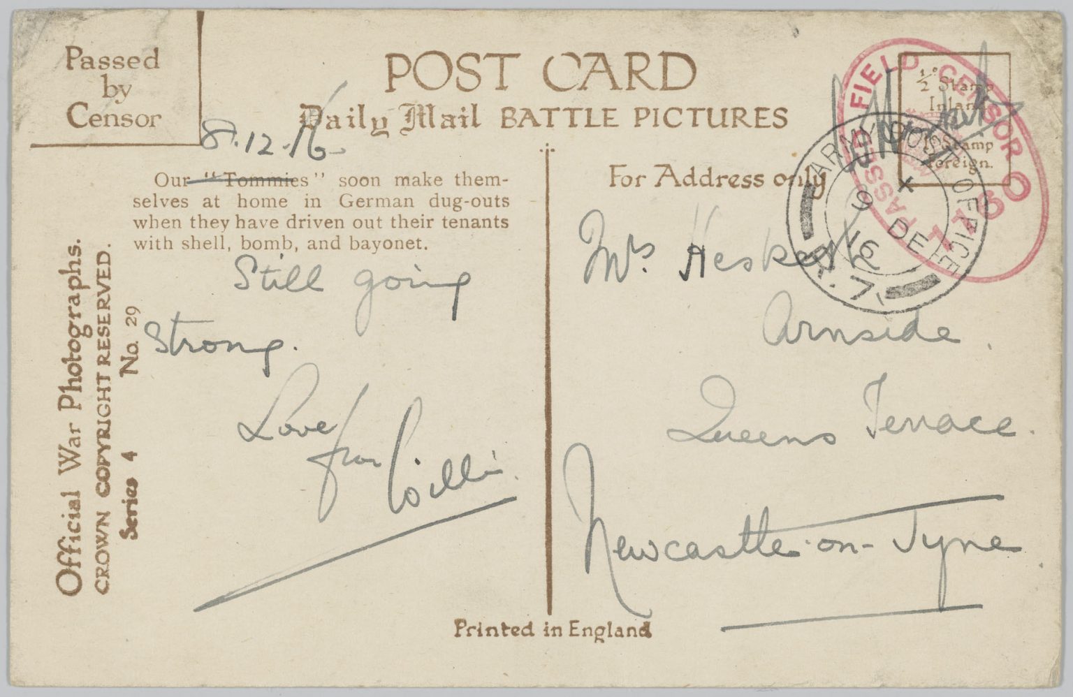 How to write a Postcard The Postal Museum