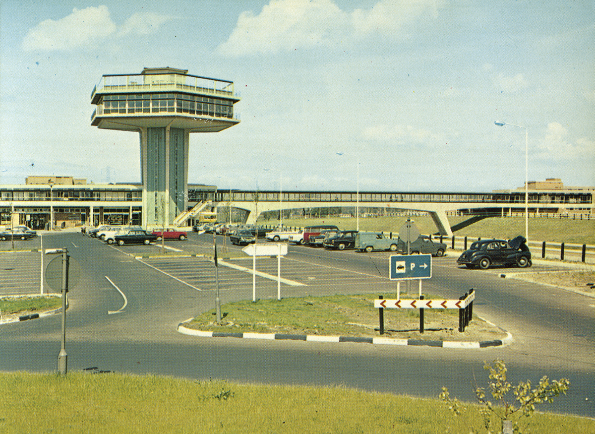 Postcard of Forton Service Area, M6 Motorway, from the collection of Martin Parr.