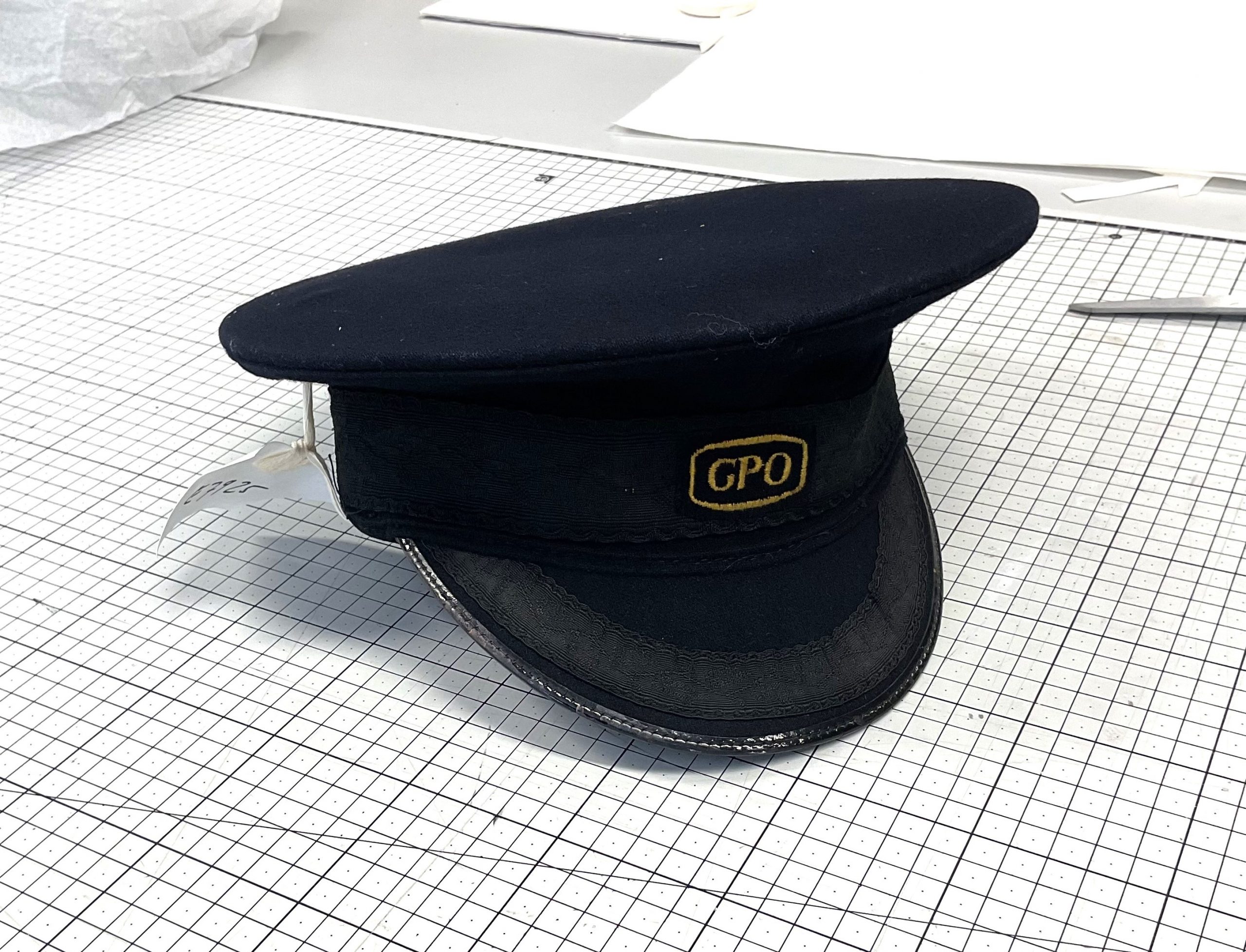A GPO hat on top of a table